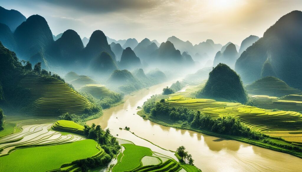 paysages naturels du Vietnam